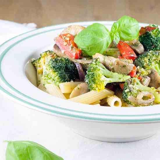 Broccoli pesto pasta