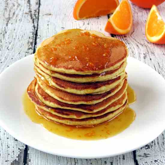 Orange Ricotta Pancakes