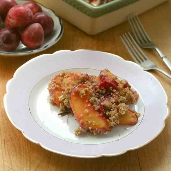 Peach & Plum Crisp