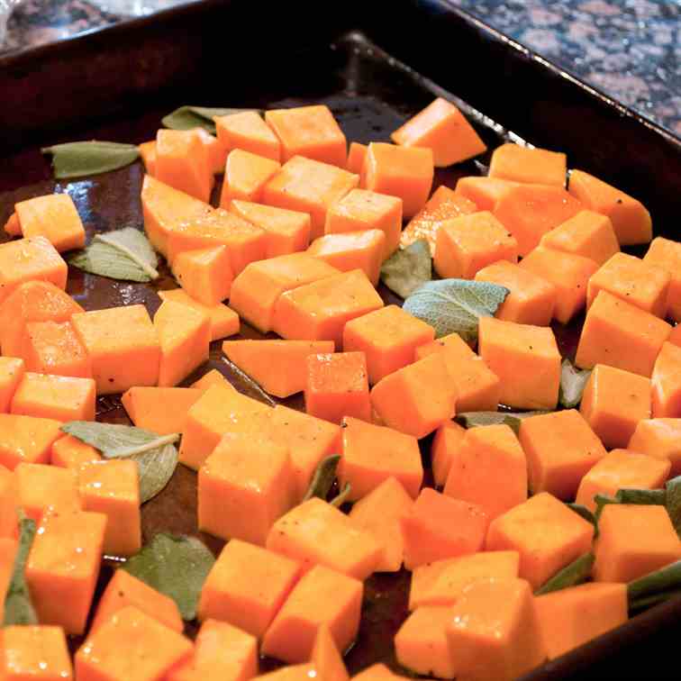 Roasted Butternut Squash and Sage 