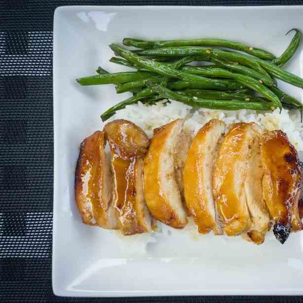 Glazed Chicken Thighs