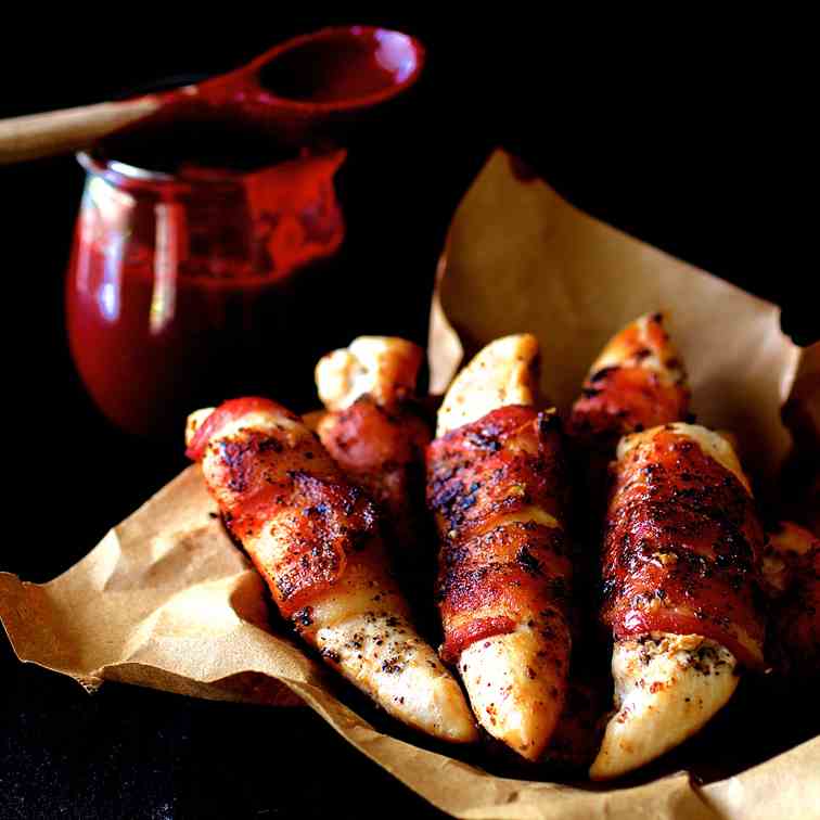 Bacon-Wrapped Chicken Tenders