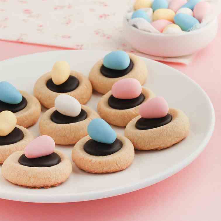 Thumbprint cookies Easter