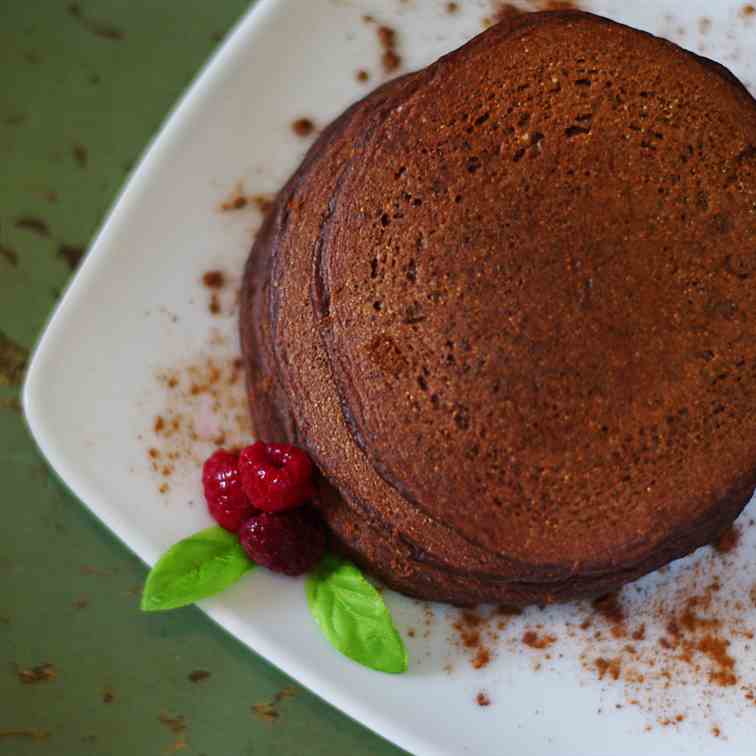 Spelt Chocolate Pancakes