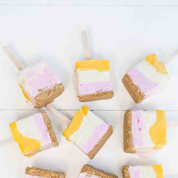 Layered Ice Cream Pops