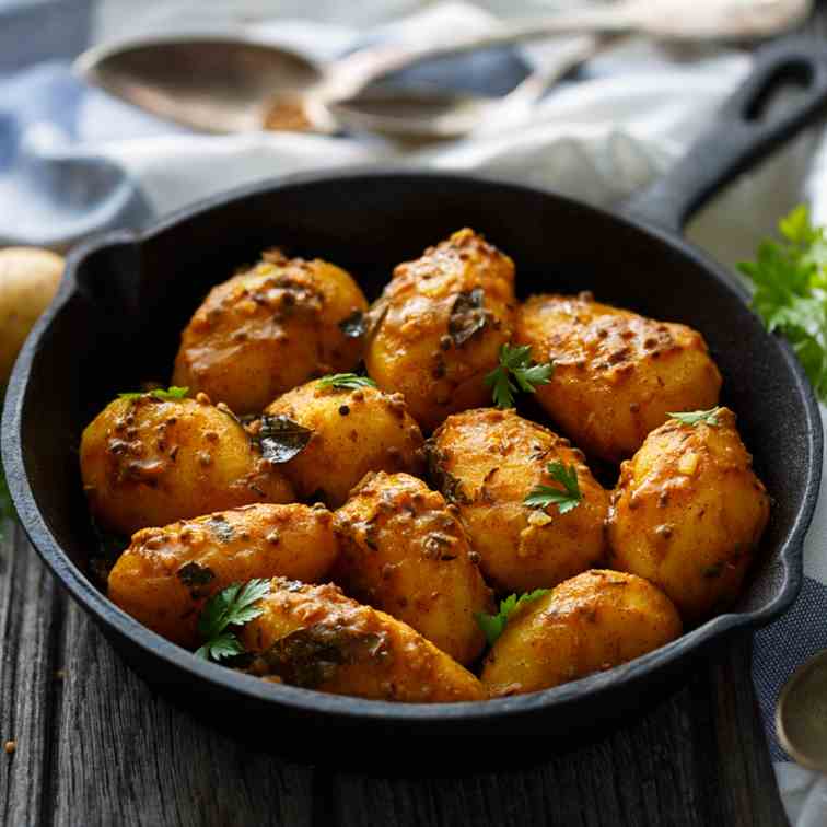 Panch Poran Roasted Potatoes