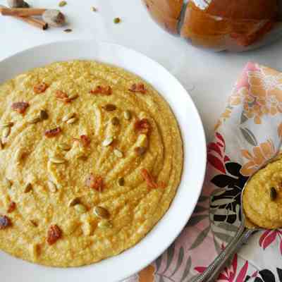 Pumpkin Bacon Polenta