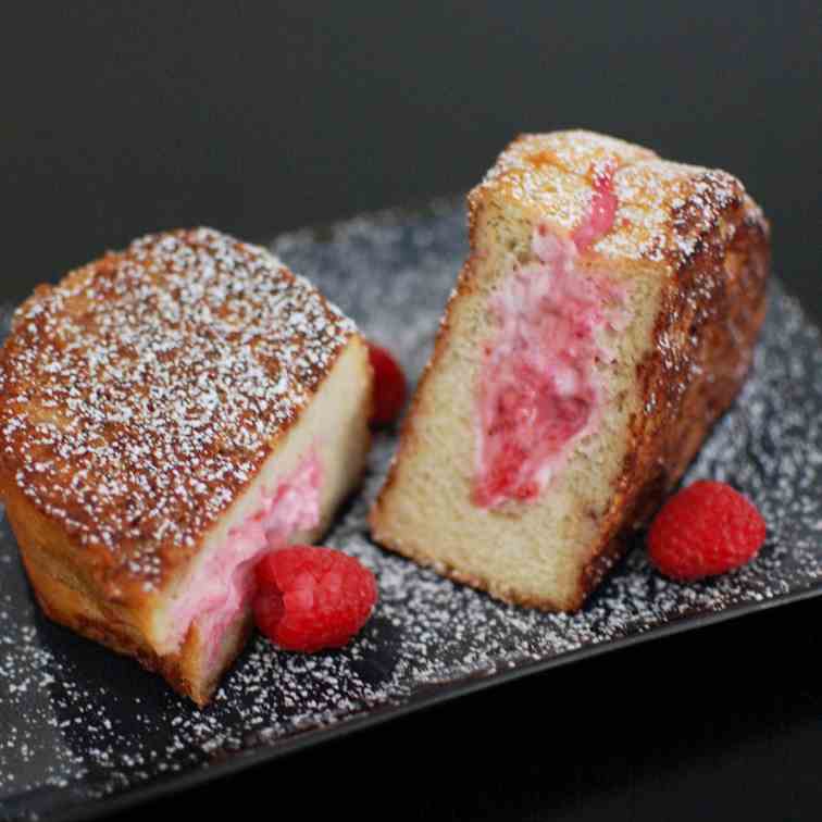 Raspberry Stuffed French Toast