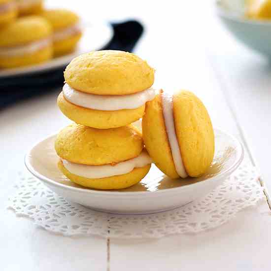Lemon Ricotta Sandwich Cookies
