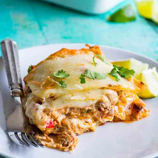 Pulled Pork King Ranch Casserole