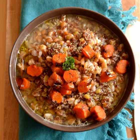 Two finger foods from a soup!