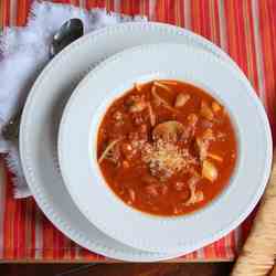 Chicken Cacciatore Soup