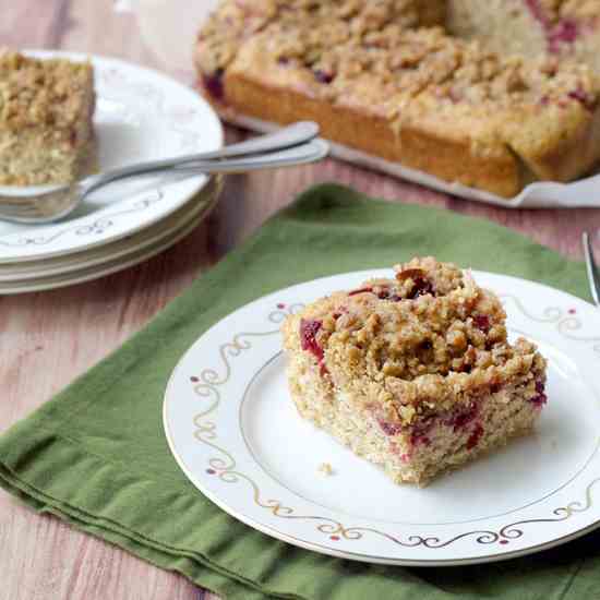 Cranberry Streusel Coffee Cake