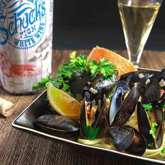 Mussels in White Wine Sauce