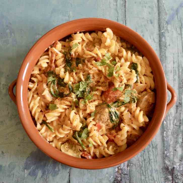 Smoked Chicken Sausage Pasta