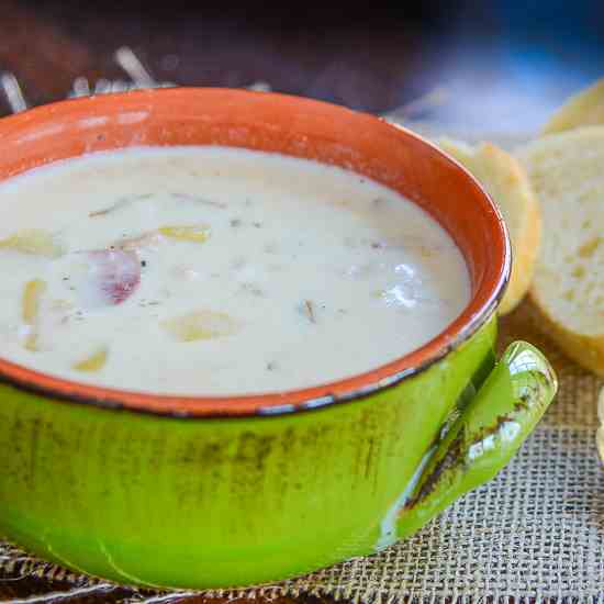 Healthier Clam Chowder