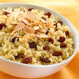 Ginger Coconut Currant Rice