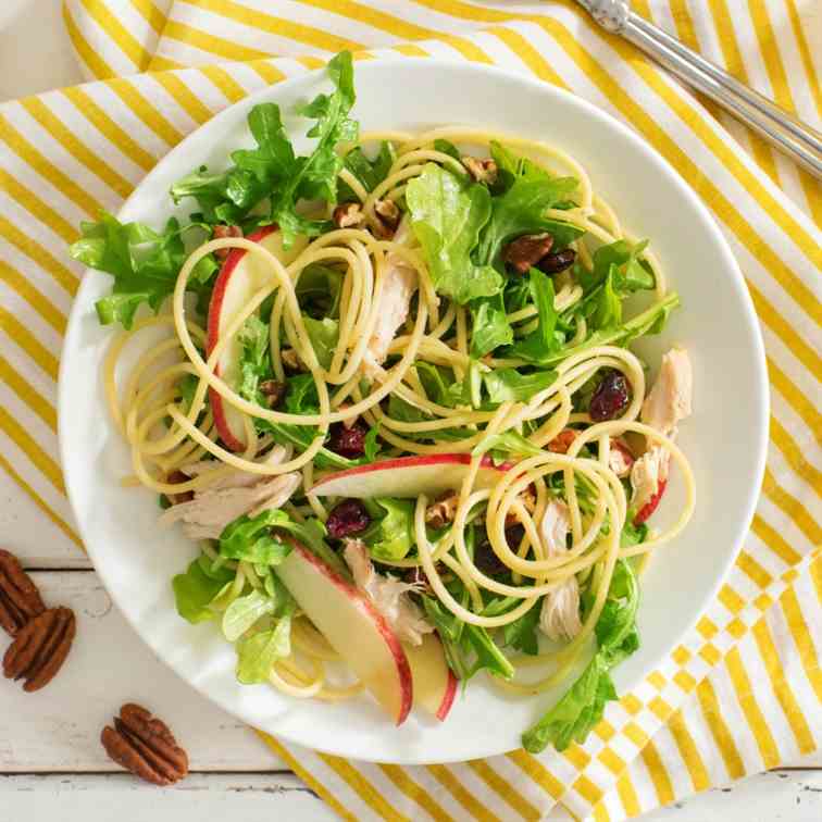 Apple and Arugula Pasta with Chicken