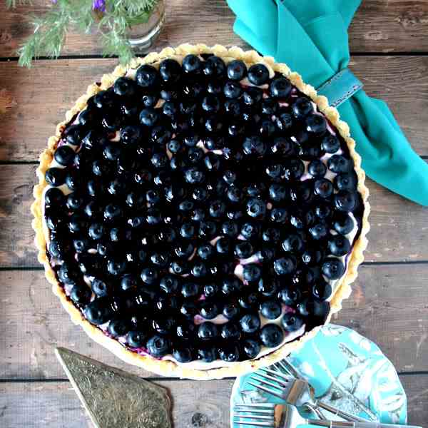 Blueberry Cream Tart