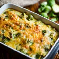 Cheesy Brussels Sprouts