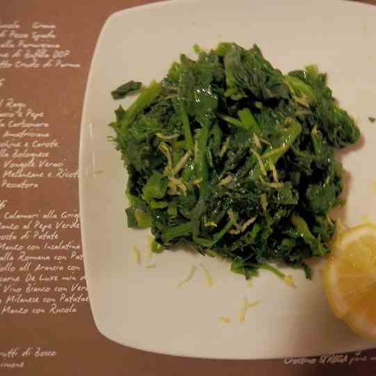 Spinach with Lemon