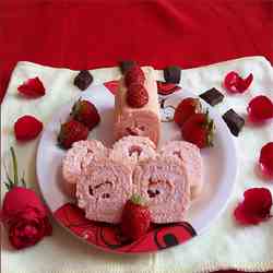 Strawberry Swiss Roll