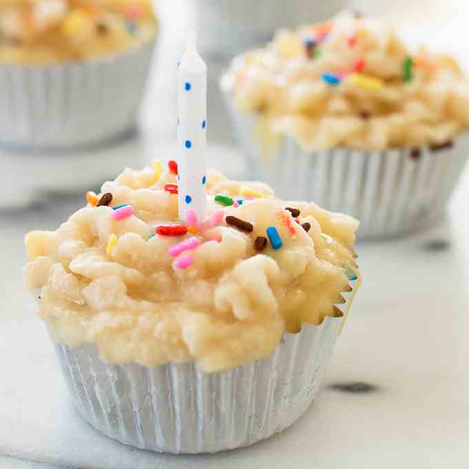 Birthday Cupcake Dog Popsicles