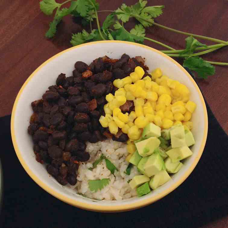 Black Bean Burrito Bowls