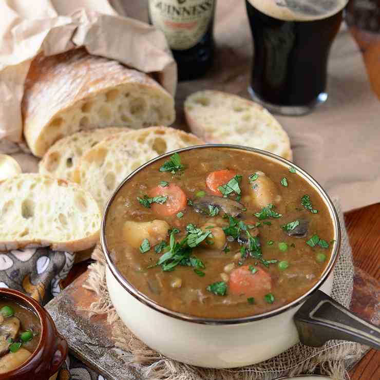 Vegan Guinness Barley Stew