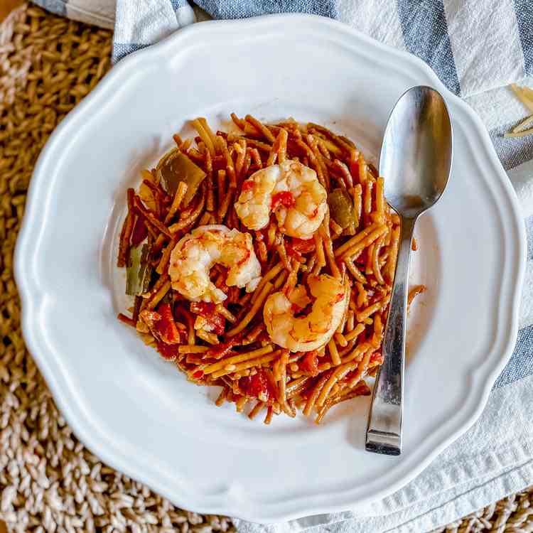 Spanish FIDEOS with Vegetables