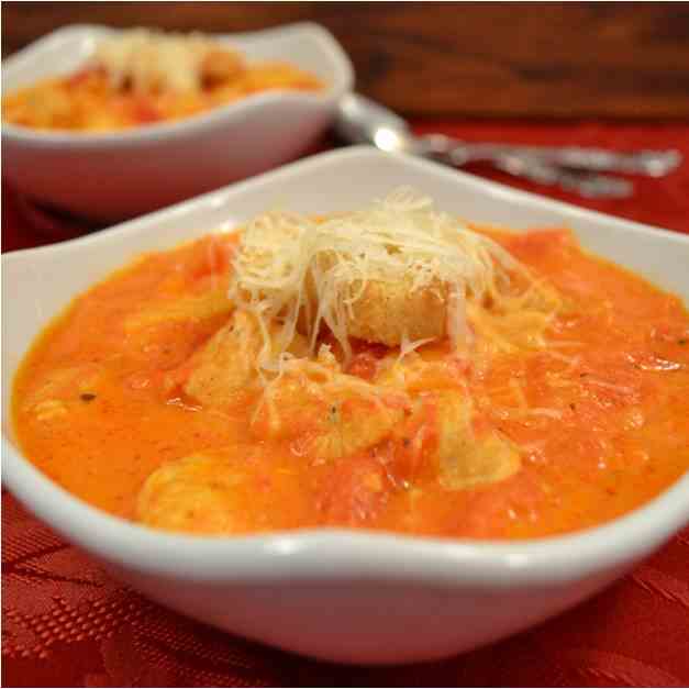 Parmesan Chicken Soup