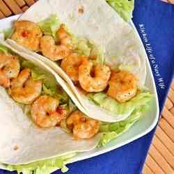 Sweet Chili Shrimp Tacos