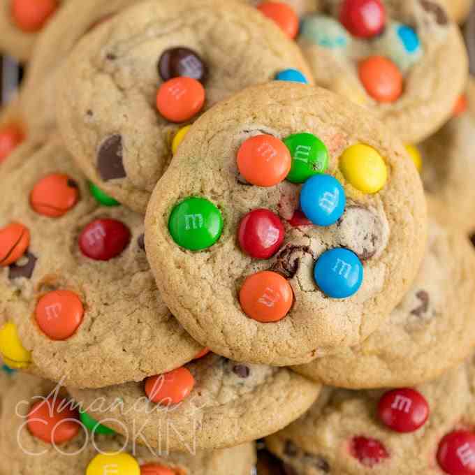 Chocolate Chip M-M Cookies