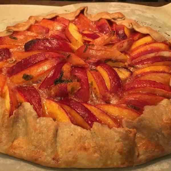 Brown Butter Nectarine Galette 