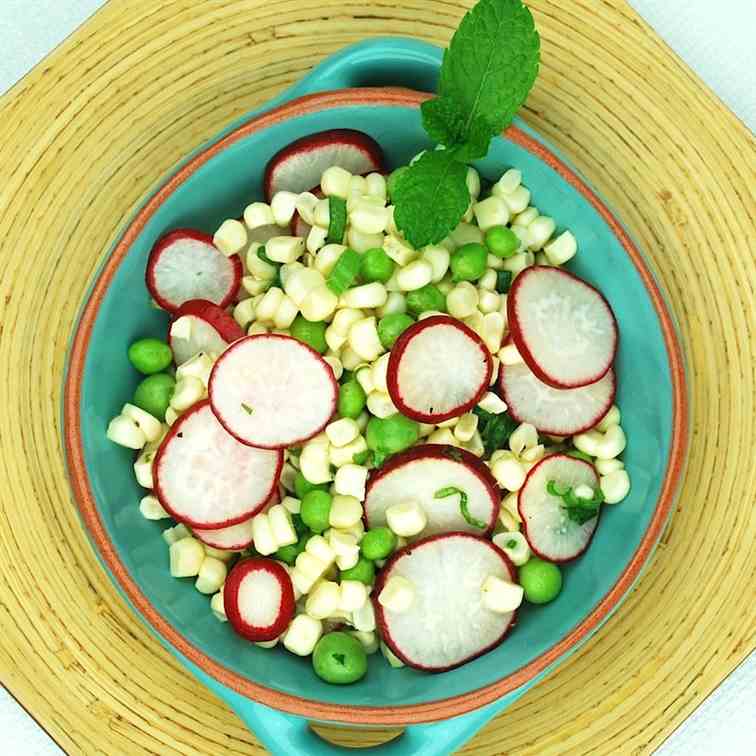 Corn and Radish Salad