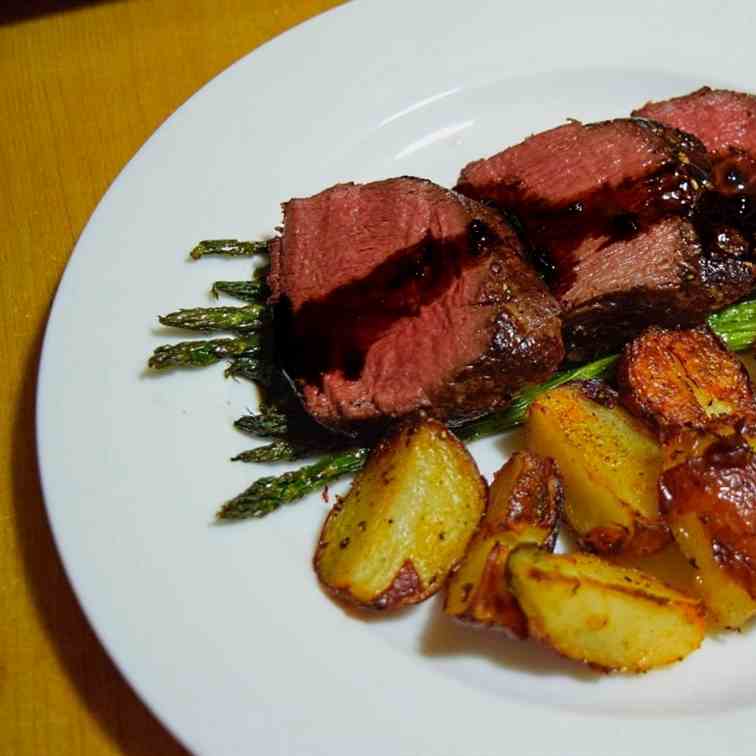 Roasted Venison Loin