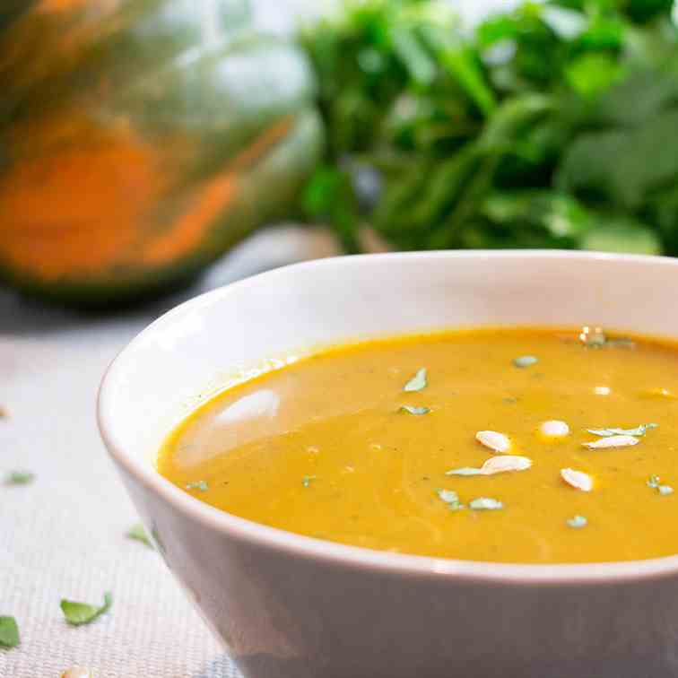 Curried Butternut Squash Soup