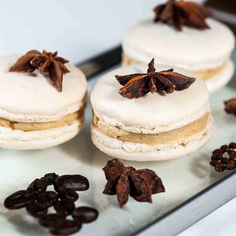 Star Anise Espresso Macaron