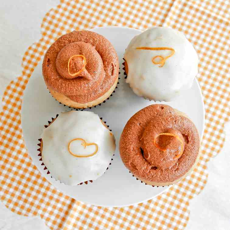 Vanilla Orange Cupcakes (Low Allergy)