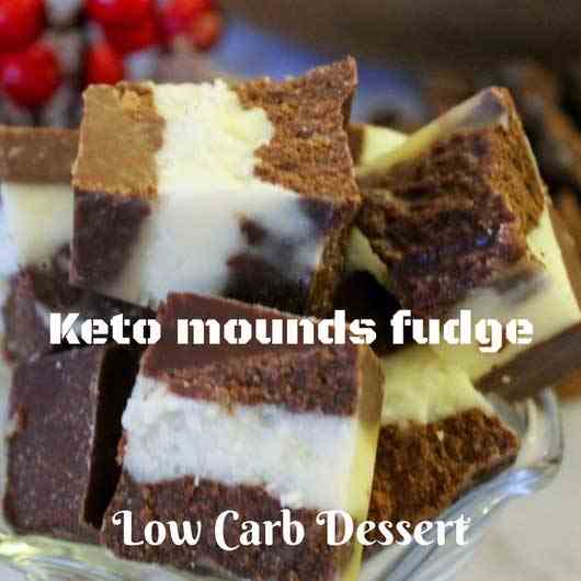 Keto Mounds Fudge (Sugar Free)