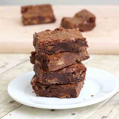 Peanut Butter Cup Truffle Brownies
