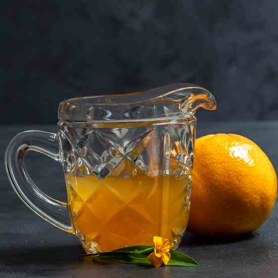 Mandarin tarragon shrub syrup