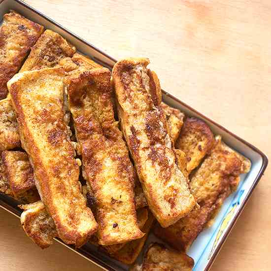 Cinnamon French Toast Sticks