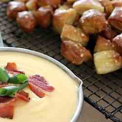 Soft Pretzel Bites & Cheesy Dip