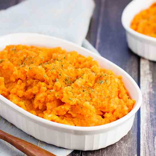 Mashed Carrots and Turnips