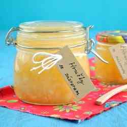 Pear-ginger preserve (recipe in Czech)