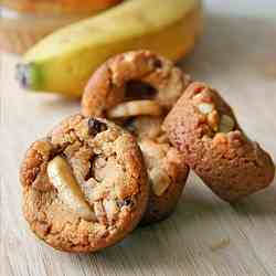 Flourless Chunky Monkey Chip Cookies