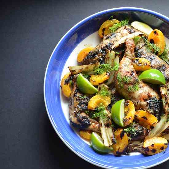 Grilled Chicken with Fennel