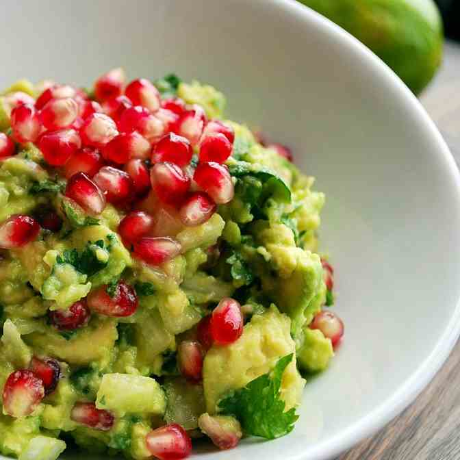 Pomegranate Guacamole