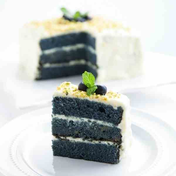 Royal Blue Velvet Cake